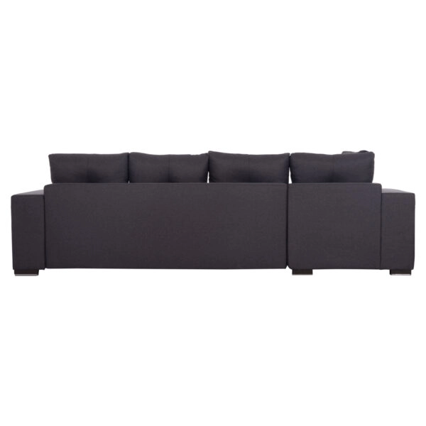 ΓΩΝΙΑΚΟΣ ΚΑΝΑΠΕΣ-ΚΡΕΒΑΤΙ ΜΕ ΑΠΟΘ.ΧΩΡΟ TRENDSTON HM3302.01L ΓΚΡΙ ΥΦΑΣΜΑ 298x177x95Υεκ