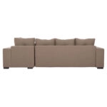 ΓΩΝΙΑΚΟΣ ΚΑΝΑΠΕΣ-ΚΡΕΒΑΤΙ ΜΕ ΑΠΟΘ.ΧΩΡΟ TRENDSTON HM3302.03R ΜΠΕΖ ΥΦΑΣΜΑ 298x177x95Υεκ