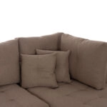 ΓΩΝΙΑΚΟΣ ΚΑΝΑΠΕΣ-ΚΡΕΒΑΤΙ ΜΕ ΑΠΟΘ.ΧΩΡΟ TRENDSTON HM3302.03R ΜΠΕΖ ΥΦΑΣΜΑ 298x177x95Υεκ