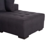 ΓΩΝΙΑΚΟΣ ΚΑΝΑΠΕΣ-ΚΡΕΒΑΤΙ ΜΕ ΑΠΟΘ.ΧΩΡΟ TRENDSTON HM3302.01R ΓΚΡΙ ΥΦΑΣΜΑ 298x177x95Υεκ