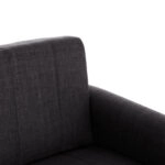 ΚΑΝΑΠΕΣ ΚΡΕΒΑΤΙ ΜΕ ΑΠΟΘ.ΧΩΡΟ TΡΙΘΕΣΙΟΣ NIKKO HM3292.01 ΓΚΡΙ ΥΦΑΣΜΑ 209x76x83Υεκ.