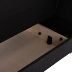 ΚΑΝΑΠΕΣ ΚΡΕΒΑΤΙ ΜΕ ΑΠΟΘ.ΧΩΡΟ TΡΙΘΕΣΙΟΣ NIKKO HM3292.01 ΓΚΡΙ ΥΦΑΣΜΑ 209x76x83Υεκ.