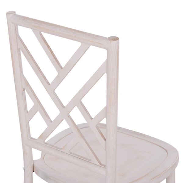 ΚΑΡΕΚΛΑ ΑΠΟ ΤΟΟΝ ΞΥΛΟ WHITE WASH 41x46x95Υεκ.HM9410.05