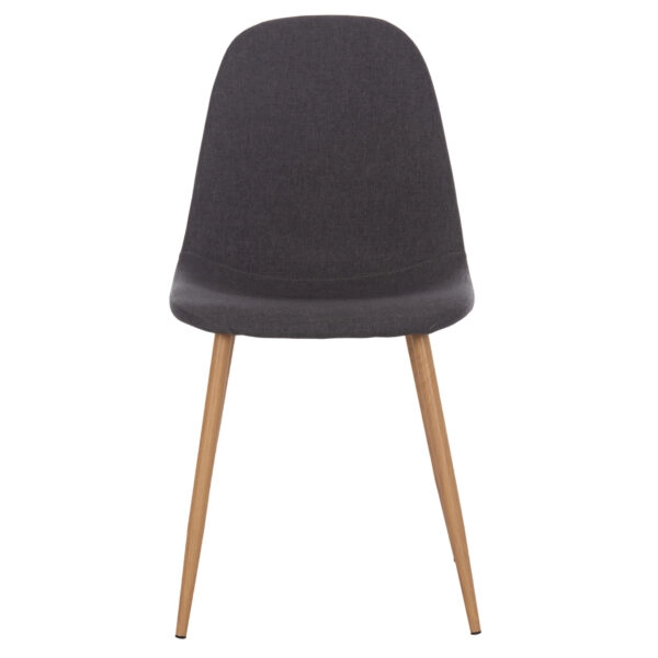 ΚΑΡΕΚΛΑ LEONARDO HM00100.10  ΜΕ ΜΕΤΑΛΛΙΚΑ ΠΟΔΙΑ & ΥΦΑΣΜΑ ΓΚΡΙ  45x54x84Υεκ.