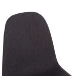 ΚΑΡΕΚΛΑ LEONARDO HM00100.10  ΜΕ ΜΕΤΑΛΛΙΚΑ ΠΟΔΙΑ & ΥΦΑΣΜΑ ΓΚΡΙ  45x54x84Υεκ.