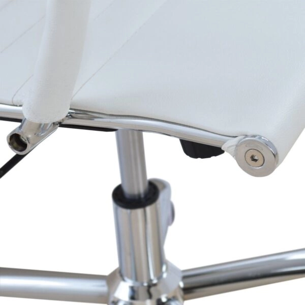 Καρέκλα Γραφείου  ΔΙΩΝΗ Λευκό PU 55x60x104-111cm