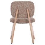 ΚΑΡΕΚΛΑ ΤΡΑΠΕΖΑΡΙΑΣ BELLISI HM18248.01 ΚΑΦΕ ΥΦΑΣΜΑ-PLYWOOD ΧΡΩΜΑ ΔΡΥΟΣ 53x56x78Υεκ.