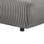 ΚΡΕΒΑΤΙ ΔΙΠΛΟ ΜΕ ΑΠΟΘ.ΧΩΡΟ KALLY HM729.01 ΓΚΡΙ FEAUX FUR ΥΦΑΣΜΑ--ΣΤΡΩΜΑ 160x200εκ