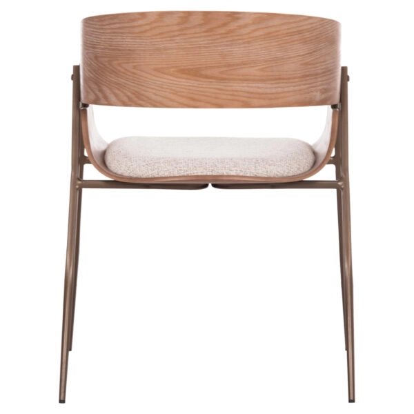 ΠΟΛΥΘΡΟΝΑ KRILL HM18254.01 PLYWOOD ΣΕ WHITEWASH--ΜΕΤΑΛΛΟ ΣΕ ΧΑΛΚΙΝΟ 55,5x55x72Υεκ.