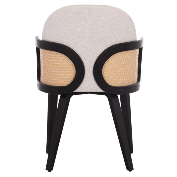 ΠΟΛΥΘΡΟΝΑ ΤΡΑΠΕΖΑΡΙΑΣ BECKER HM18246.02 PLYWOOD ΜΑΥΡΟ--ΕΚΡΟΥ ΥΦΑΣΜΑ 54x62x79Υεκ.