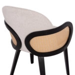 ΠΟΛΥΘΡΟΝΑ ΤΡΑΠΕΖΑΡΙΑΣ BECKER HM18246.02 PLYWOOD ΜΑΥΡΟ--ΕΚΡΟΥ ΥΦΑΣΜΑ 54x62x79Υεκ.