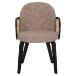 ΠΟΛΥΘΡΟΝΑ ΤΡΑΠΕΖΑΡΙΑΣ BECKER HM18246.03 PLYWOOD ΜΑΥΡΟ--ΚΑΦΕ ΥΦΑΣΜΑ 54x62x79Υεκ.