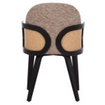 ΠΟΛΥΘΡΟΝΑ ΤΡΑΠΕΖΑΡΙΑΣ BECKER HM18246.03 PLYWOOD ΜΑΥΡΟ--ΚΑΦΕ ΥΦΑΣΜΑ 54x62x79Υεκ.