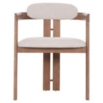 ΠΟΛΥΘΡΟΝΑ ΤΡΑΠΕΖΑΡΙΑΣ KALL HM18247.01 ΜΠΕΖ ΥΦΑΣΜΑ--ΜΑΤ WHITEWASH PLYWOOD 56x45x73Υεκ.