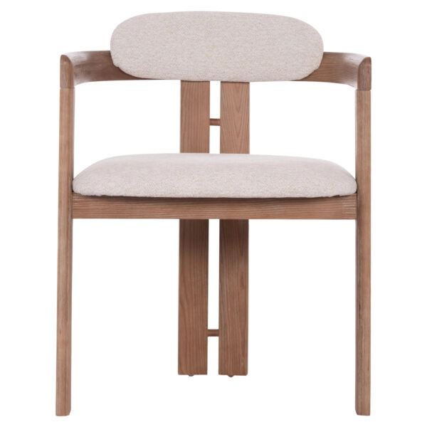 ΠΟΛΥΘΡΟΝΑ ΤΡΑΠΕΖΑΡΙΑΣ KALL HM18247.01 ΜΠΕΖ ΥΦΑΣΜΑ--ΜΑΤ WHITEWASH PLYWOOD 56x45x73Υεκ.