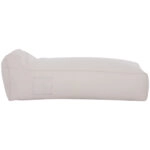 ΠΟΥΦ ΞΑΠΛΩΣΤΡΑ WADELIN HM5774.11 ΜΕ TEXTILINE ΛΕΥΚΟ 190x80x40-60Υ εκ.