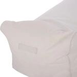 ΠΟΥΦ ΞΑΠΛΩΣΤΡΑ WADELIN HM5774.11 ΜΕ TEXTILINE ΛΕΥΚΟ 190x80x40-60Υ εκ.