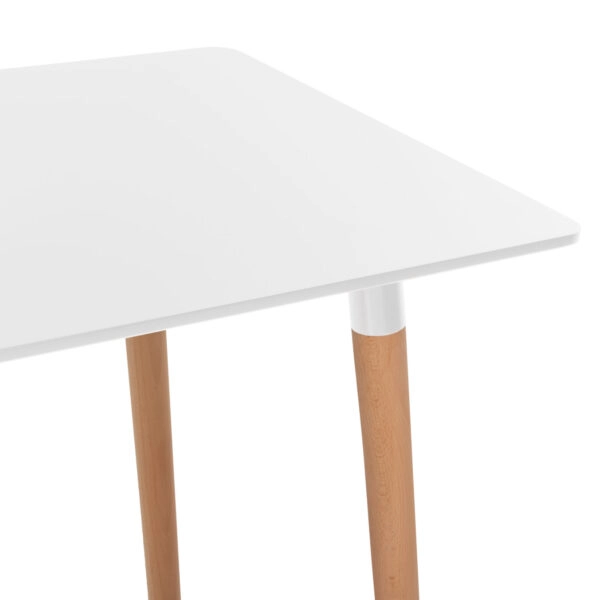 ΣΕΤ ΤΡΑΠΕΖΑΡΙΑΣ 5ΤΜΧ MINIMAL HM21172 MDF TOP ΣΕ ΛΕΥΚΟ-ΣΚΕΛΕΤΟΣ ΣΕ ΦΥΣΙΚΟ ΞΥΛΟΥ
