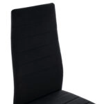 ΣΕΤ ΤΡΑΠΕΖΑΡΙΑΣ 5ΤΜΧ MINIMAL HM21173 MDF TOP ΜΑΥΡΟ-ΒΕΛΟΥΔΟ & ΜΕΤΑΛΛΟ ΜΑΥΡΟ