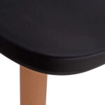 ΣΕΤ ΤΡΑΠΕΖΑΡΙΑΣ 5ΤΜΧ MINIMAL HM21178 MDF TOP ΣΕ ΜΑΥΡΟ-ΣΚΕΛΕΤΟΣ ΣΕ ΦΥΣΙΚΟ ΞΥΛΟΥ