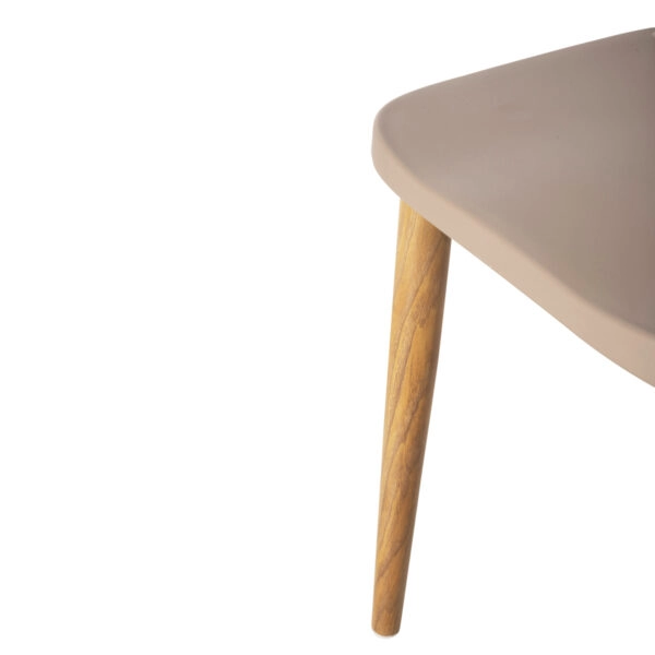 ΣΕΤ ΤΡΑΠΕΖΑΡΙΑΣ 5ΤΜΧ VANESSA HM21181 MDF TOP ΣΕ ΦΥΣΙΚΟ-ΣΚΕΛΕΤΟΣ ΣΕ ΦΥΣΙΚΟ