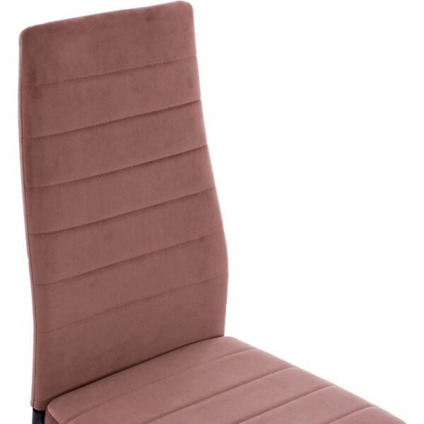 ΣΕΤ ΤΡΑΠΕΖΑΡΙΑΣ 5ΤΜΧ LADY HM21199.02 ΓΥΑΛΙ--ΜΕΤΑΛΛΟ ΣΕ ΜΑΥΡΟ & ΒΕΛΟΥΔΟ ΣΑΠΙΟ ΜΗΛΟ
