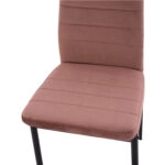 ΣΕΤ ΤΡΑΠΕΖΑΡΙΑΣ 5ΤΜΧ LADY HM21199.02 ΓΥΑΛΙ--ΜΕΤΑΛΛΟ ΣΕ ΜΑΥΡΟ & ΒΕΛΟΥΔΟ ΣΑΠΙΟ ΜΗΛΟ