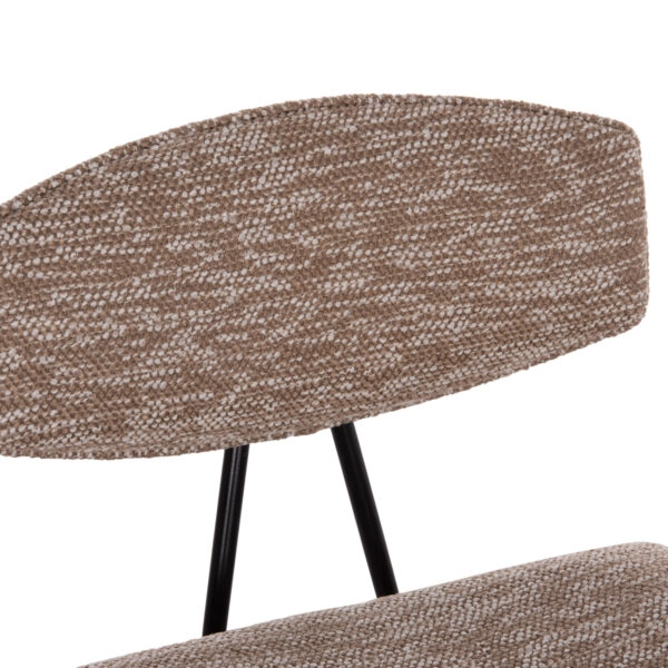 ΣΚΑΜΠΟ ΜΠΑΡ ΜΕΣ.ΥΨΟΥΣ INOVER HM9984.01 PLYWOOD ΣΕ WHITEWASH-ΚΑΦΕ ΥΦΑΣΜΑ 50x48x90Υεκ.