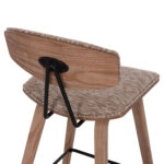 ΣΚΑΜΠΟ ΜΠΑΡ ΜΕΣ.ΥΨΟΥΣ INOVER HM9984.01 PLYWOOD ΣΕ WHITEWASH-ΚΑΦΕ ΥΦΑΣΜΑ 50x48x90Υεκ.