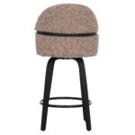 ΣΚΑΜΠΟ ΜΠΑΡ ΠΕΡΙΣΤΡΕΦΟΜΕΝΟ DEKKER HM18250.02 PLYWOOD ΜΑΥΡΟ--ΥΦΑΣΜΑ ΚΑΦΕ 48x54x96Υεκ.