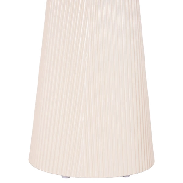 ΤΡΑΠΕΖΑΚΙ ΒΟΗΘΗΤΙΚΟ DENTON HM18023.02 MDF TOP ΦΥΣΙΚΟ ΞΥΛΟΥ-ΒΑΣΗ ΛΕΥΚΗ Φ45x51,5Υεκ.
