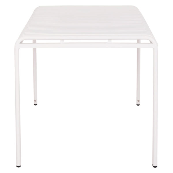 ΤΡΑΠΕΖΙ ΑΛΟΥΜΙΝΙΟΥ RACHEL HM6339.02 ΛΕΥΚΟ 150x80x75Υεκ.