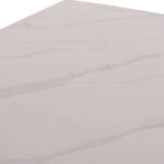 ΤΡΑΠΕΖΙ RAVEN HM18149.01 ΚΕΡΑΜΙΚΟ TOP ΜΕ ΟΨΗ ΛΕΥΚΟ ΜΑΡΜΑΡΟ 140x80x74Υεκ.