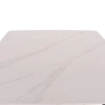 ΤΡΑΠΕΖΙ RAVEN HM18149.01 ΚΕΡΑΜΙΚΟ TOP ΜΕ ΟΨΗ ΛΕΥΚΟ ΜΑΡΜΑΡΟ 140x80x74Υεκ.