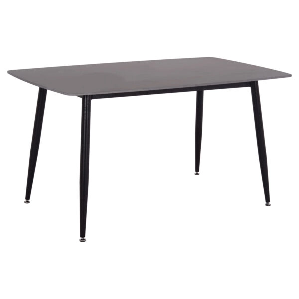 ΤΡΑΠΕΖΙ RAVEN HM18149.02 ΚΕΡΑΜΙΚΟ TOP ΑΝΘΡΑΚΙ ΜΑΡΜΑΡΟ-ΜΑΥΡΟ ΜΕΤΑΛΛΟ 140x80x74Υεκ.