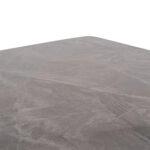 ΤΡΑΠΕΖΙ RAVEN HM18149.13 ΚΕΡΑΜΙΚΟ TOP ΓΚΡΙ ΜΑΡΜΑΡΟ-ΜΑΥΡΟ ΜΕΤΑΛΛΟ 140x80x74Υεκ.