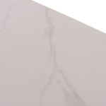 ΤΡΑΠΕΖΙ RAVEN HM18150.01 ΚΕΡΑΜΙΚΟ TOP ΛΕΥΚΟ ΜΑΡΜΑΡΟ-ΜΑΥΡΟ ΜΕΤΑΛΛΟ 160x80x74Υεκ.
