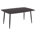 ΤΡΑΠΕΖΙ RAVEN HM18150.02 ΚΕΡΑΜΙΚΟ TOP ΜΕ ΟΨΗ ΜΑΥΡΟ ΜΑΡΜΑΡΟ 160x80x74Υεκ.