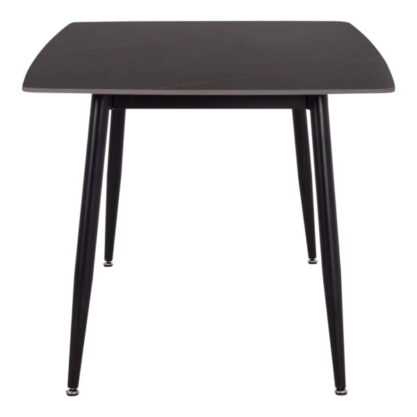 ΤΡΑΠΕΖΙ RAVEN HM18150.02 ΚΕΡΑΜΙΚΟ TOP ΜΕ ΟΨΗ ΜΑΥΡΟ ΜΑΡΜΑΡΟ 160x80x74Υεκ.