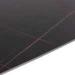 ΤΡΑΠΕΖΙ RAVEN HM18150.02 ΚΕΡΑΜΙΚΟ TOP ΜΕ ΟΨΗ ΜΑΥΡΟ ΜΑΡΜΑΡΟ 160x80x74Υεκ.