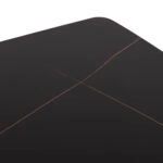 ΤΡΑΠΕΖΙ RAVEN HM18150.02 ΚΕΡΑΜΙΚΟ TOP ΜΕ ΟΨΗ ΜΑΥΡΟ ΜΑΡΜΑΡΟ 160x80x74Υεκ.