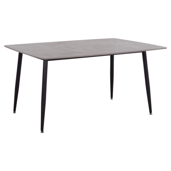 ΤΡΑΠΕΖΙ RAVEN HM18150.13 ΚΕΡΑΜΙΚΟ TOP ΜΕ ΟΨΗ ΓΚΡΙ ΜΑΡΜΑΡΟ 160x80x74Υεκ.