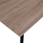 ΤΡΑΠΕΖΙ ΤΡΑΠΕΖΑΡΙΑΣ OFIRA 140X80 SONAMA ΜΕ ΜΑΥΡΑ ΠΟΔΙΑ HM8374