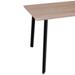 ΤΡΑΠΕΖΙ ΤΡΑΠΕΖΑΡΙΑΣ OFIRA 140X80 SONAMA ΜΕ ΜΑΥΡΑ ΠΟΔΙΑ HM8374