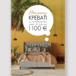 HARMONY ΚΡΕΒΑΤΙ ΜΕ ΑΠΟΘΗΚ. ΧΩΡΟ ΚΑΙ ΣΤΡΩΜΑ MUSHROOM 05-780 207x174xH126,5cm