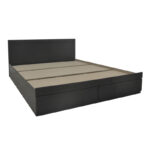 Κρεβάτι Olympus  με συρτάρι σε wenge απόχρωση 150x200εκ