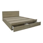 Κρεβάτι Olympus με συρτάρι σε sonoma απόχρωση 160x200εκ