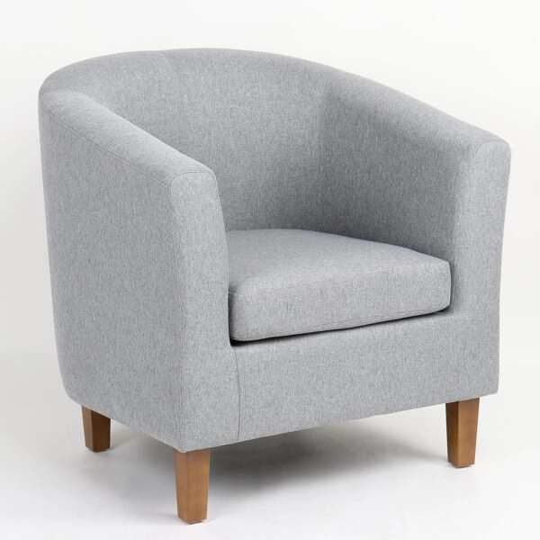 Πολυθρόνα ArteLibre FIORELLA Γκρι Ύφασμα 73x69x75cm