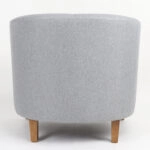 Πολυθρόνα ArteLibre FIORELLA Γκρι Ύφασμα 73x69x75cm