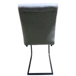 Καρέκλα Τραπεζαρίας ArteLibre ESTRELLA Μπεζ/Μαύρο PU/Μέταλλο 43x56x95cm